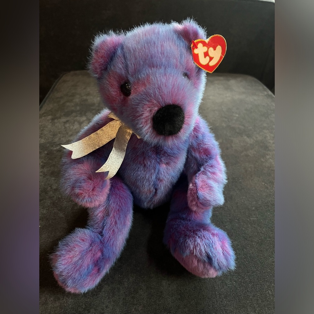 Purplebeary Beanie Baby teddybear.